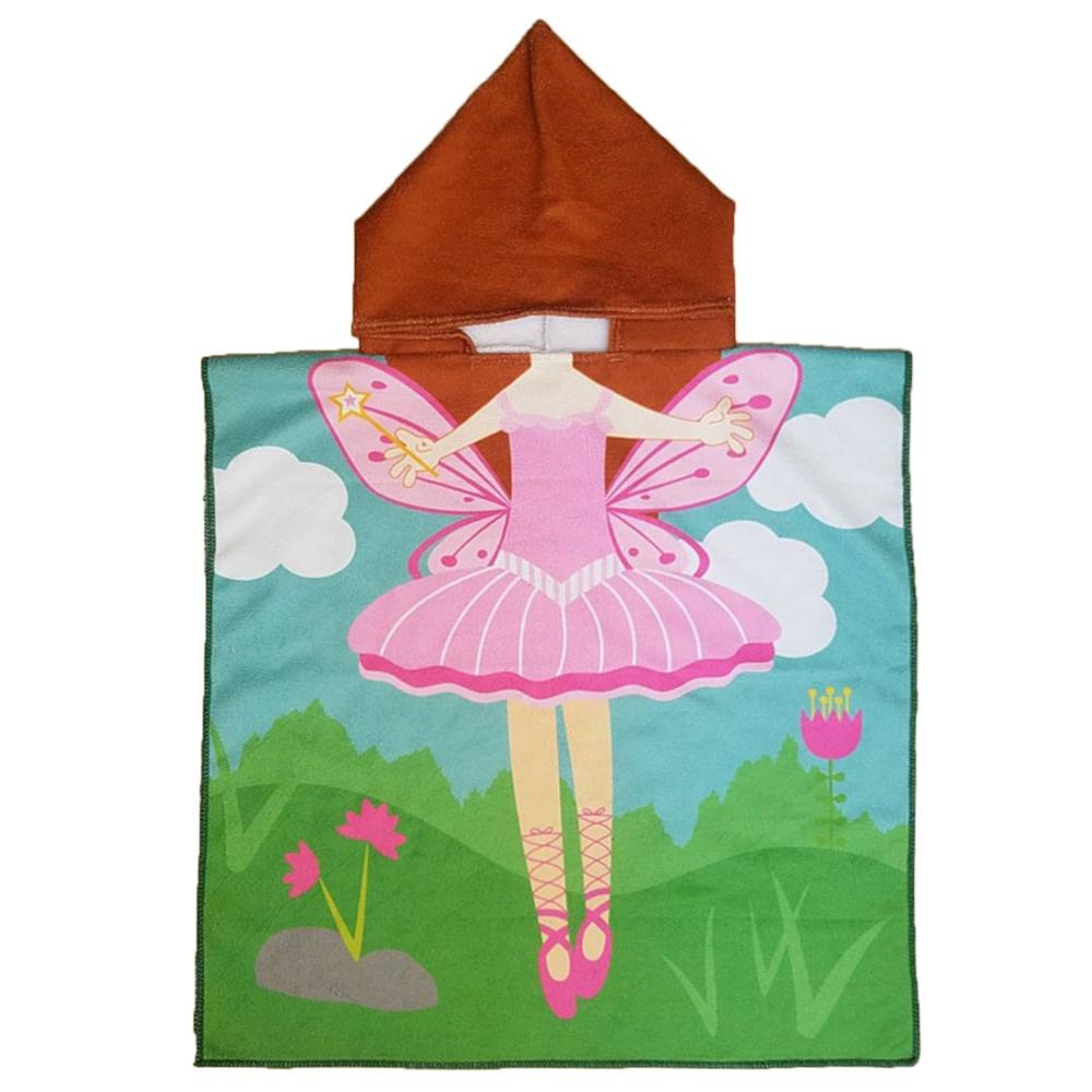 Kids Hooded Towels Cartoon Design